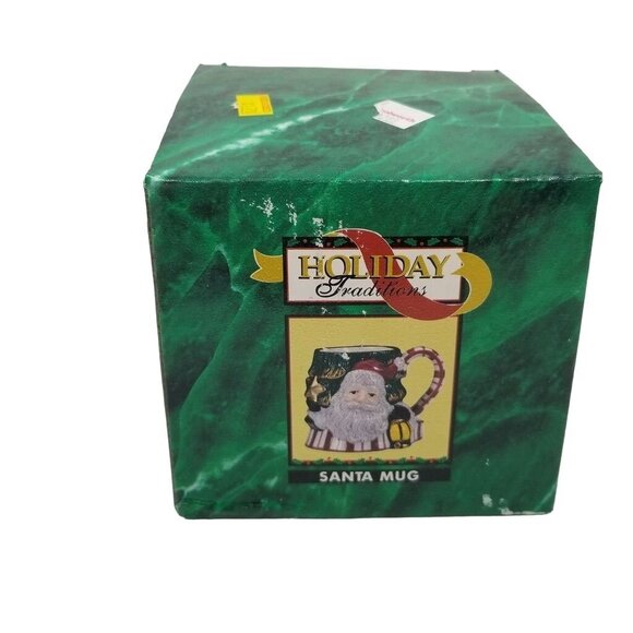 Vintage Teacher Gift White Elephant Christmas Happy Holidays Santa Mug - Picture 6 of 6